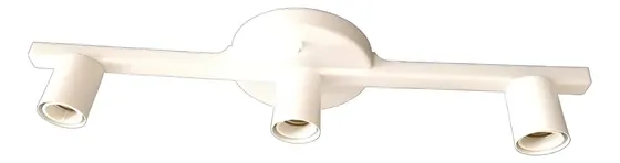 Luminária De Teto Clean – Lustre Trilho Moderno P/3 Lâmpadas